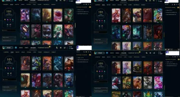 Conta LoL mestre muitas skins,runas e champs