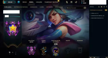 Conta LoL mestre muitas skins,runas e champs