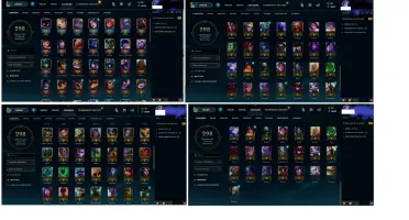 Conta LoL mestre muitas skins,runas e champs