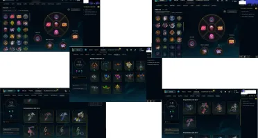 Conta LoL mestre muitas skins,runas e champs