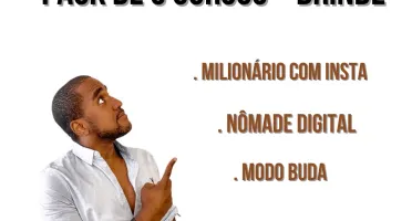PACK 3 CURSOS RAIAM SANTOS + BRINDE