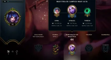 CONTA LVL 30 UNRANKED