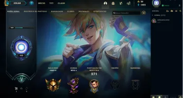 Conta LoL - Gold IV, com todos os dados certinho.