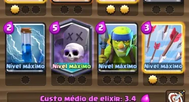 Conta de Clash Royale nível 13, cartas nível máximo