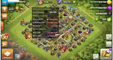 CLASH OF CLANS - CV 12 MAXIMIZADO