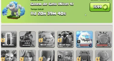 CLASH OF CLANS - CV 12 MAXIMIZADO
