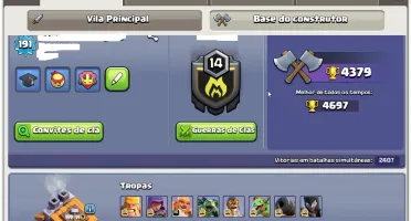 CLASH OF CLANS - CV 12 MAXIMIZADO