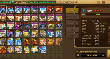 Conta com Tian Lang + Nat5 metas
