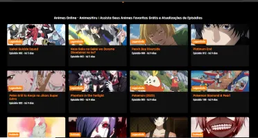 Template completo de site de animes online filmes e desenhos