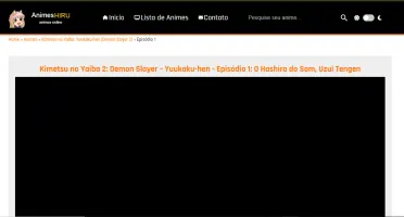 Template completo de site de animes online filmes e desenhos