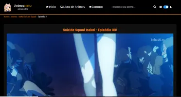 Template completo de site de animes online filmes e desenhos