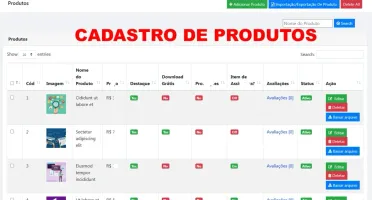Script Loja Php Para Produtos Digitais - Com Afiliação - Dfg