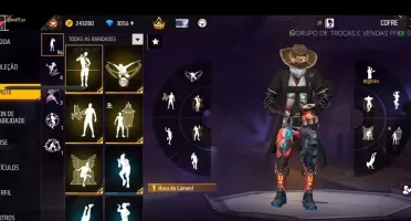 Conta de free fire nível 81