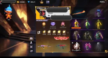 Conta de free fire nível 81