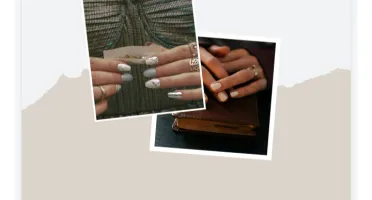 templates editáveis de manicure no Canva: