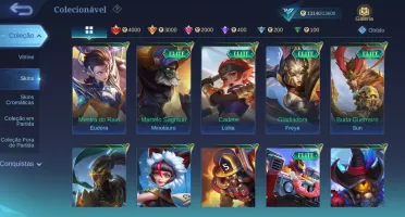 Conta Main Adc glória mitica
