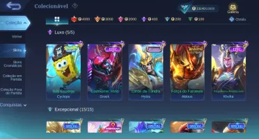 Conta Main Adc glória mitica