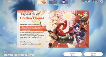 Genshin Impact AR57 com ayaka kazuha xiao kokomi e outros