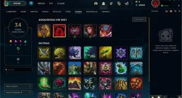 Conta LOL - Diamante IV, 65% de WR