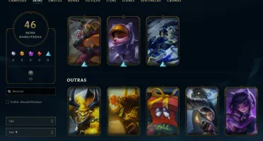 Conta League of Legends Full Acesso - 38 Champs e 46 Skins