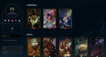 Conta League of Legends Full Acesso - 38 Champs e 46 Skins