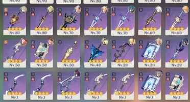 CONTA AR 55 9 PERSONAGENS 5* 3 ARMAS 5*