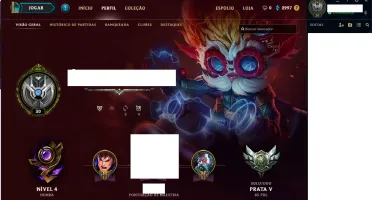 League of legends - conta level 30 prata v