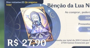 [Promoção Limitada]Conta AR 31 Raiden,Ganyu,Diluc e Keqing