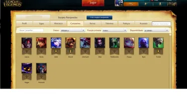 CONTA UNRANKED LV 30 / 1º MD10 / 12 CAMPEOES / 1 SKIN