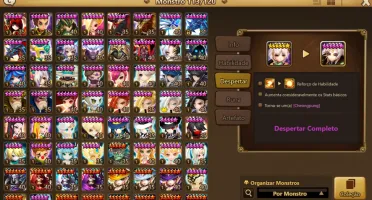 Conta Summoners War +37 nat 5* muitas transmog muitos LDs 4*
