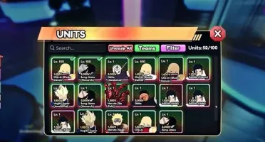 Conta De Anime Vagugands 3K-113K Gemas +Myticos+ 93 Traits