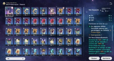 Conta Honkai Star Rail LVL 8| Gepard 5*