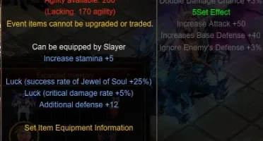 Mu Online Webzen SLAYER lvl 800+ Nidavellir