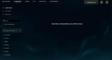 Conta League Of Legends Full Champ