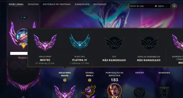 Unranked com 70 Champs e 14 Skins