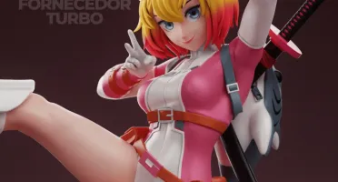Gwenpool 3D - Arquivo STL para impressão 3D