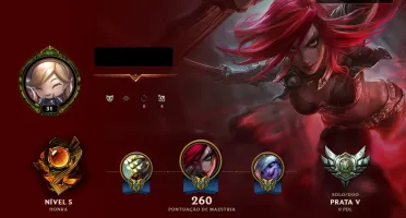 CONTA LVL 31, COM 69 CAMPEÕES, 1 SKIN LENDARIA E 2 EPICAS