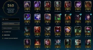 CONTA LVL 31, COM 69 CAMPEÕES, 1 SKIN LENDARIA E 2 EPICAS