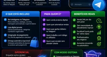 🚀 Criação De Loja + Bot Para Telegram