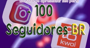 100 - Seguidores Instagram 100%BR [PROMOÇÂO]