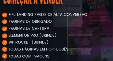 Pack Milionario Pagina Vendas Elementor 2024 + Brindes!