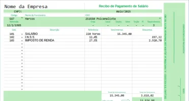 Planilha de Contracheque Editável em Excel e Google Sheets