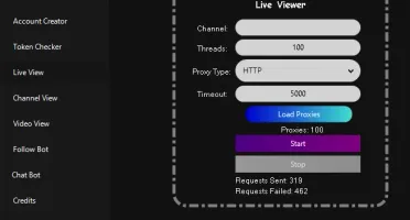 Bot de view twitch