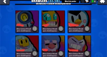 Conta Brawl Stars com 16 mil troféus e todos os LENDÁRIOS