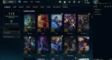 Conta LOL Platina PRONTA ENTREGA (troco email na hora!)