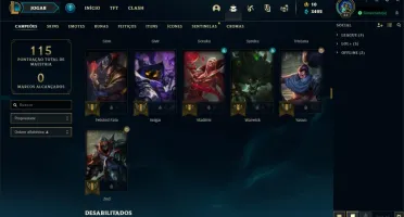 Conta LOL Platina PRONTA ENTREGA (troco email na hora!)