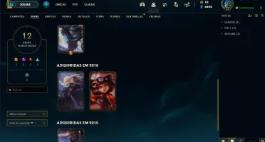 Conta LOL Platina PRONTA ENTREGA (troco email na hora!)