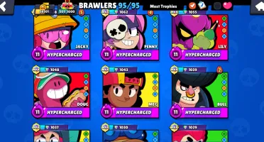 Conta Brawl Stars - Maioria full com hyper