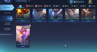 Conta Rica Full Acesso Mobile Legends 85 Skins, Promoção