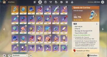 Diluc + Venti AR 37 Boa pra jogar !!!